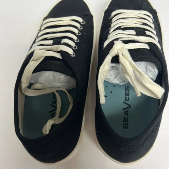Seavees Womens Monterey Sneaker Black Size 6.5 M - Picture 4 of 6